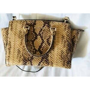 Michael Kors Selma Handbag Snakeskin